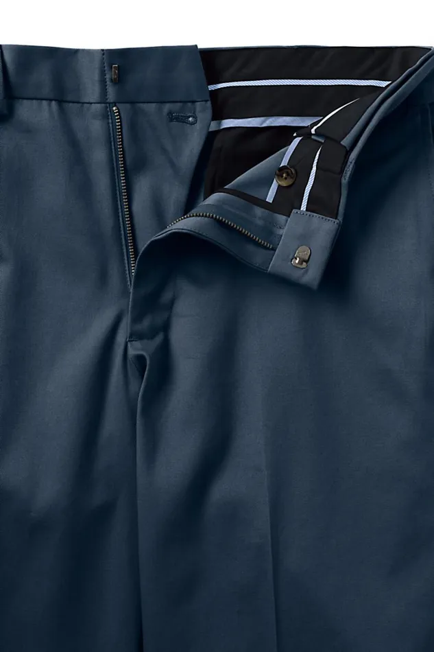 Lands039 End Chinos and Casual Pants Men Big And Tall Comfort Waist No Iron Twill Dress Pants Radiant Navy Lands039 End Chinos and Casual Pants Men Big And Tall Comfort Waist No Iron Twill Dress Pants Radiant Navy