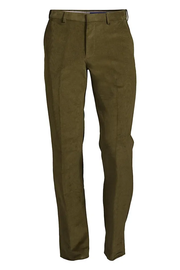 Lands039 End Chinos and Casual Pants Men Comfort Waist Comfortfirst Fine Wale Corduroy Dress Pants Forest Moss Lands039 End Chinos and Casual Pants Men Comfort Waist Comfortfirst Fine Wale Corduroy Dress Pants Forest Moss