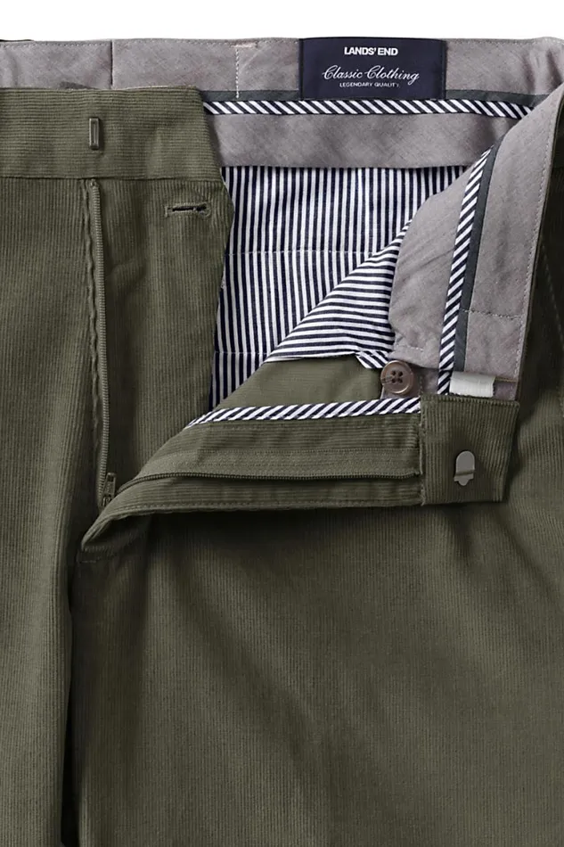 Lands039 End Chinos and Casual Pants Men Comfort Waist Comfortfirst Fine Wale Corduroy Dress Pants Forest Moss Lands039 End Chinos and Casual Pants Men Comfort Waist Comfortfirst Fine Wale Corduroy Dress Pants Forest Moss