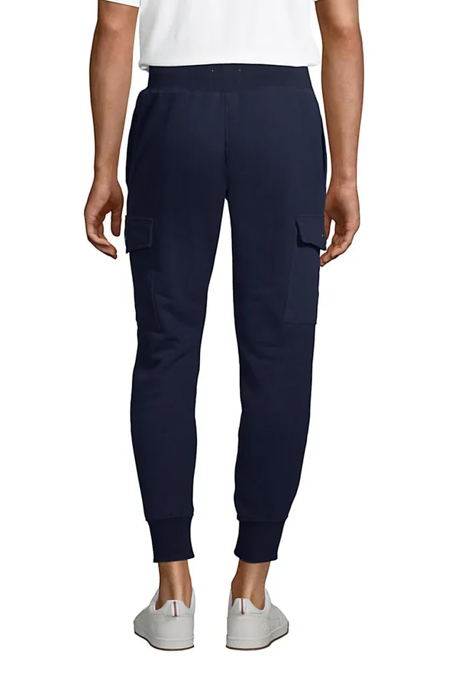 Lands039 End Chinos and Casual Pants Men Serious Sweats Cargo Pants Radiant Navy