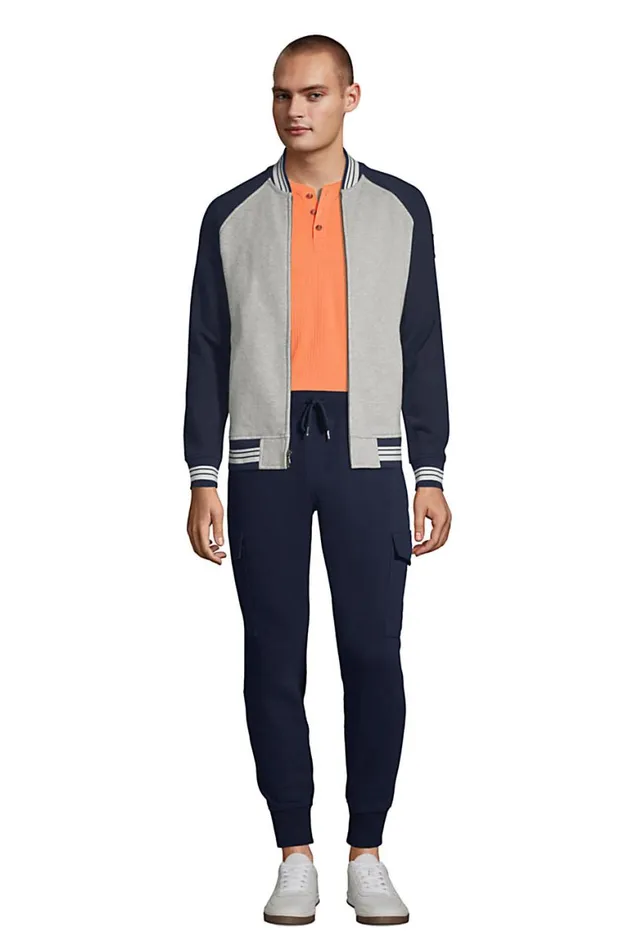 Lands039 End Chinos and Casual Pants Men Serious Sweats Cargo Pants Radiant Navy