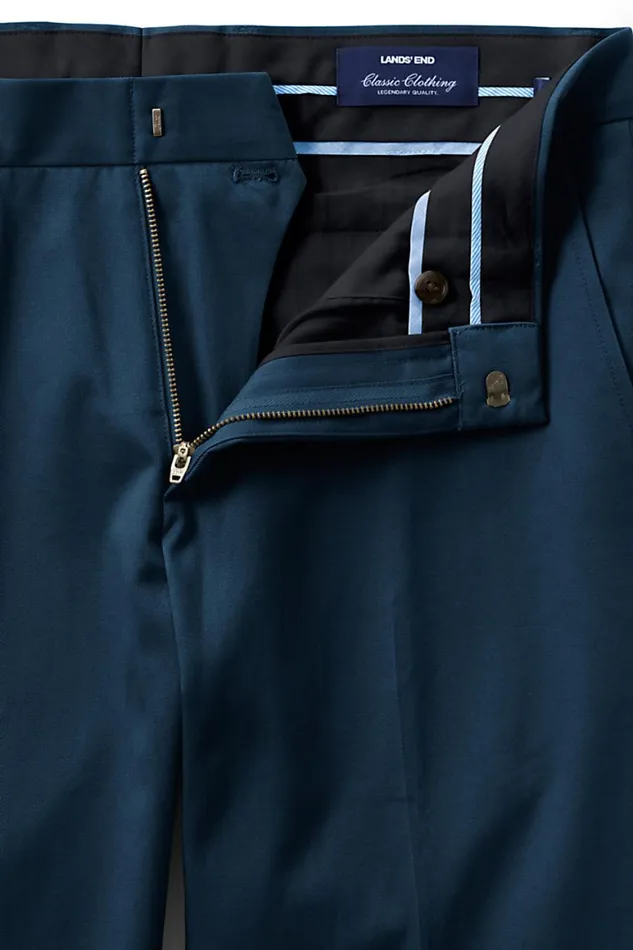 Lands039 End Chinos and Casual Pants Men Slim Fit No Iron Twill Dress Pants Radiant Navy Lands039 End Chinos and Casual Pants Men Slim Fit No Iron Twill Dress Pants Radiant Navy