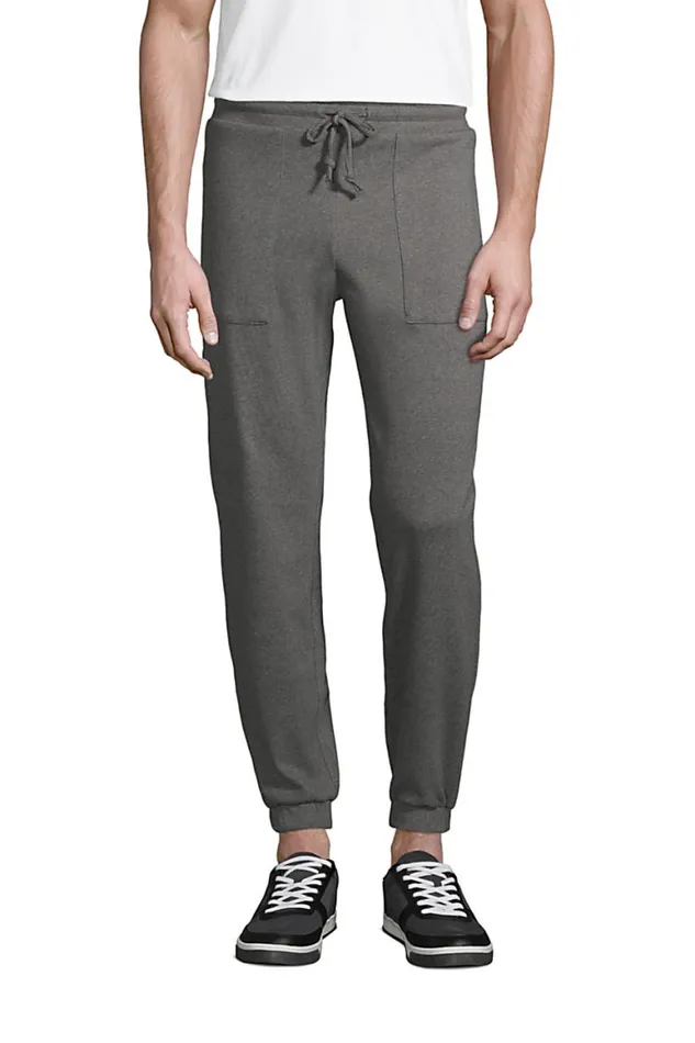 Lands039 End Chinos and Casual Pants Men Sweater Knit Pull On Pants Charcoal Heather