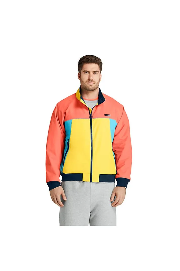 Lands039 End Coats and Jackets Men Big And Tall Lightweight Colorblock Squall Jacket Papaya Orange Lands039 End Coats and Jackets Men Big And Tall Lightweight Colorblock Squall Jacket Papaya Orange