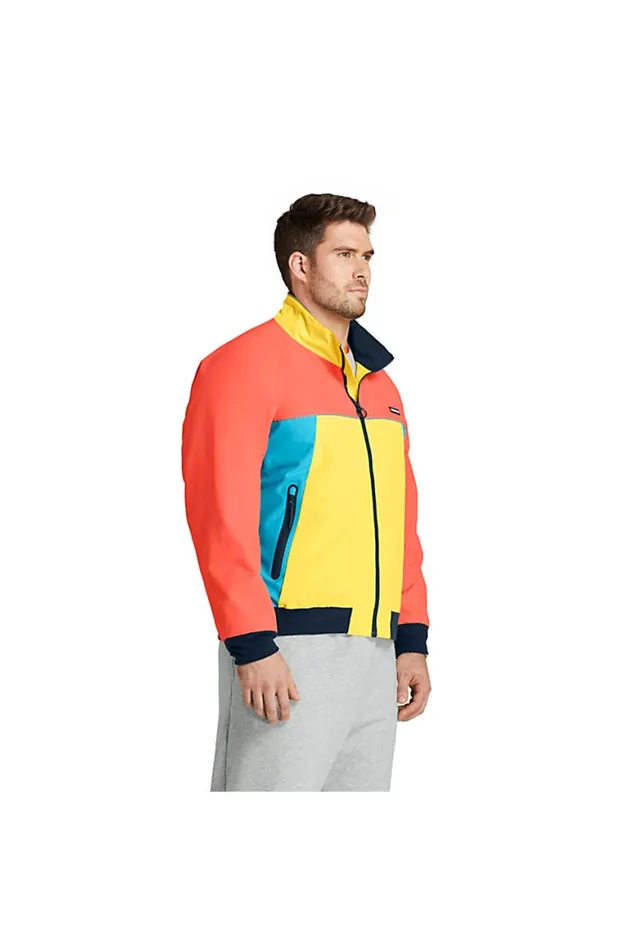 Lands039 End Coats and Jackets Men Big And Tall Lightweight Colorblock Squall Jacket Papaya Orange Lands039 End Coats and Jackets Men Big And Tall Lightweight Colorblock Squall Jacket Papaya Orange