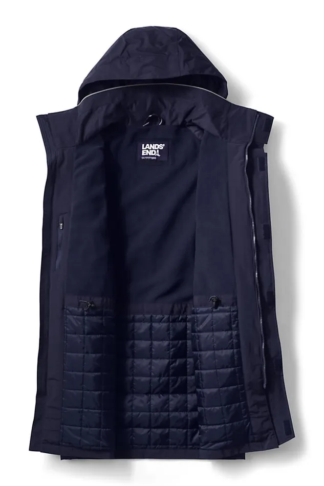 Lands039 End Coats and Jackets Men Big Squall Parka True Navy