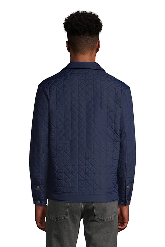 Lands039 End Coats and Jackets Men Insulated Primaloft Eco Quilted Shirt Jacket Radiant Navy Lands039 End Coats and Jackets Men Insulated Primaloft Eco Quilted Shirt Jacket Radiant Navy