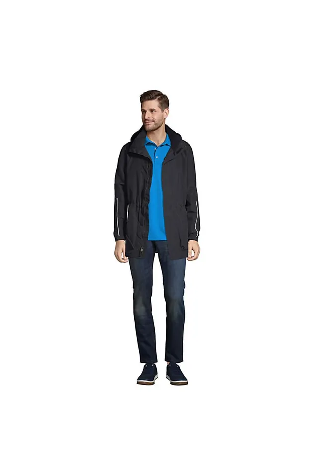 Lands039 End Coats and Jackets Men Outrigger Reflective Parka Black Lands039 End Coats and Jackets Men Outrigger Reflective Parka Black