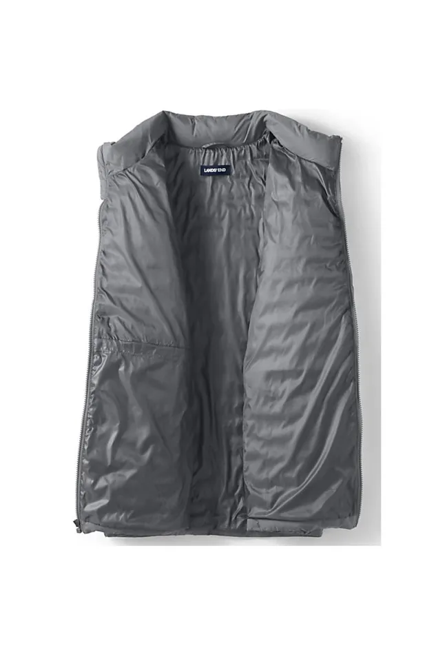 Lands039 End Coats and Jackets Men Thermoplume Jacket Arctic Gray