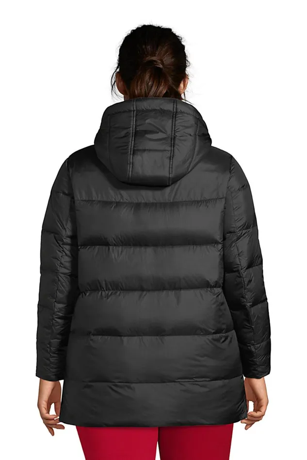 Lands039 End Coats and Jackets Women Plus Size Wide Channel Down Pullover Black Lands039 End Coats and Jackets Women Plus Size Wide Channel Down Pullover Black
