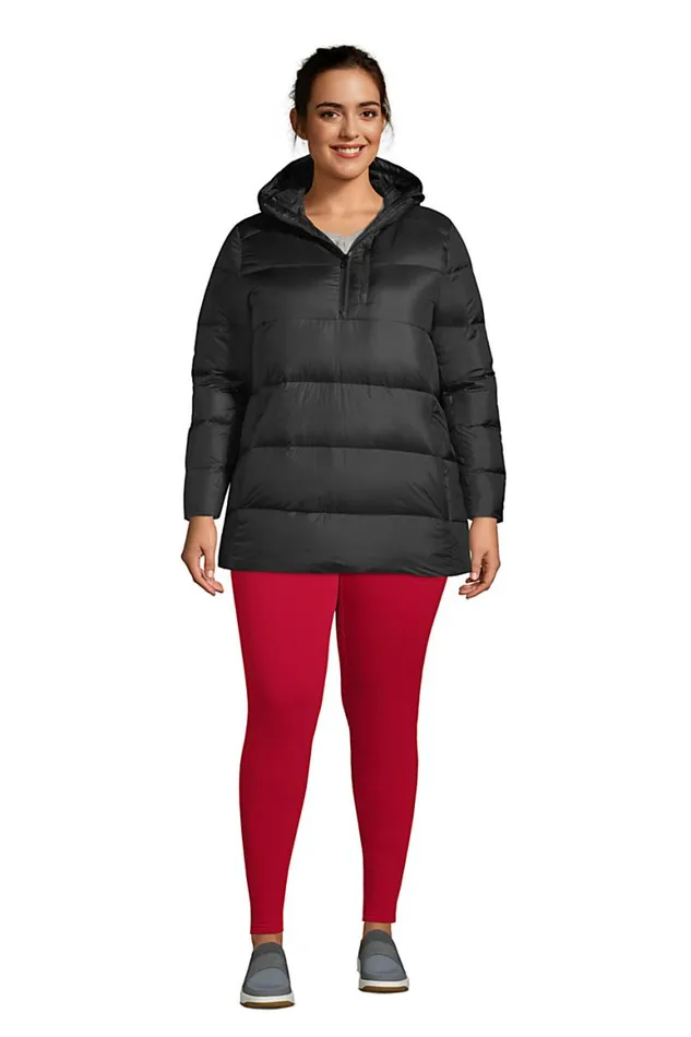 Lands039 End Coats and Jackets Women Plus Size Wide Channel Down Pullover Black Lands039 End Coats and Jackets Women Plus Size Wide Channel Down Pullover Black