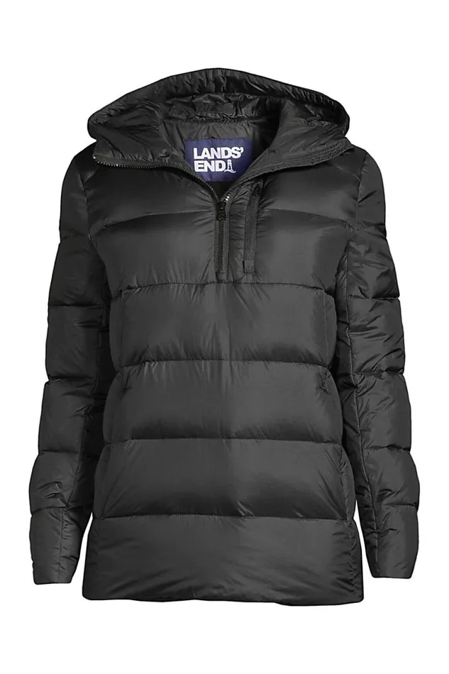 Lands039 End Coats and Jackets Women Plus Size Wide Channel Down Pullover Black Lands039 End Coats and Jackets Women Plus Size Wide Channel Down Pullover Black
