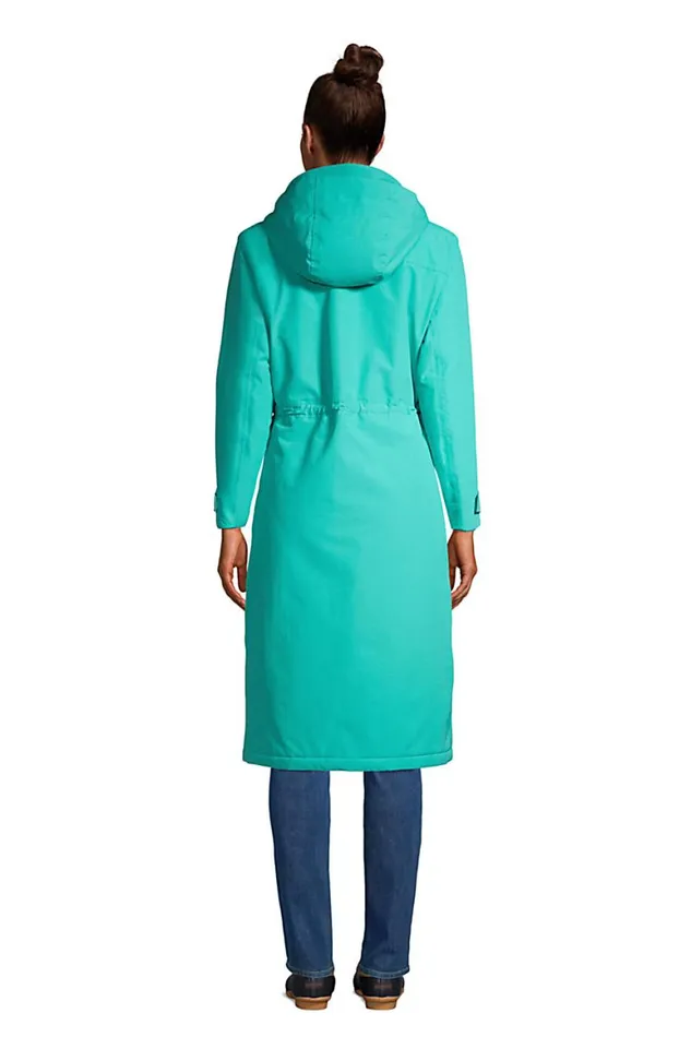 Lands039 End Coats and Jackets Women Squall Waterproof Insulated Winter Stadium Coat With Hood Seafoam Teal Lands039 End Coats and Jackets Women Squall Waterproof Insulated Winter Stadium Coat With Hood Seafoam Teal