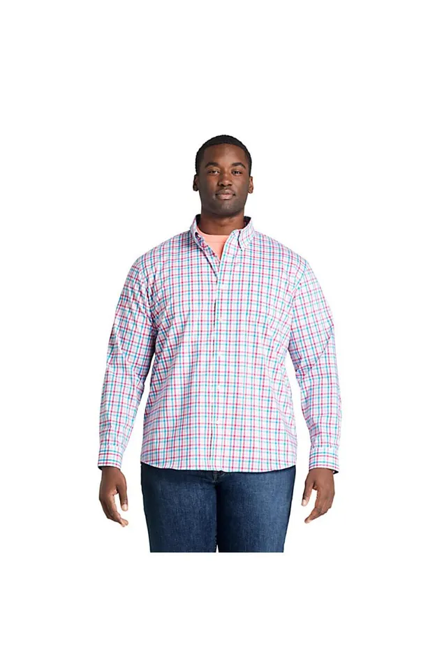 Lands039 End Dress Shirts Men Big And Tall Traditional Fit Comfortfirst Shirt With Coolmax Soft Tea Rose Gingham Lands039 End Dress Shirts Men Big And Tall Traditional Fit Comfortfirst Shirt With Coolmax Soft Tea Rose Gingham