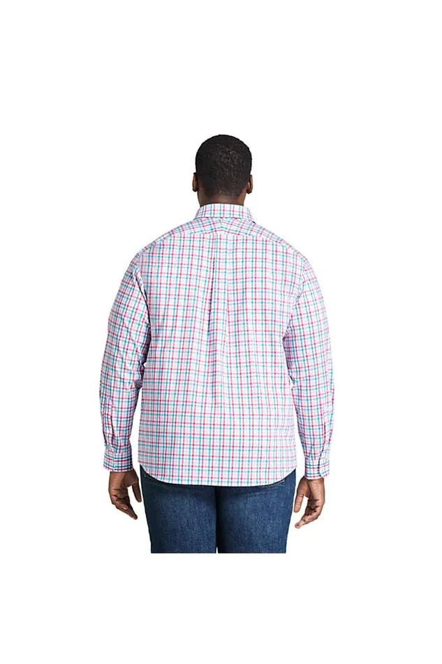 Lands039 End Dress Shirts Men Big And Tall Traditional Fit Comfortfirst Shirt With Coolmax Soft Tea Rose Gingham Lands039 End Dress Shirts Men Big And Tall Traditional Fit Comfortfirst Shirt With Coolmax Soft Tea Rose Gingham