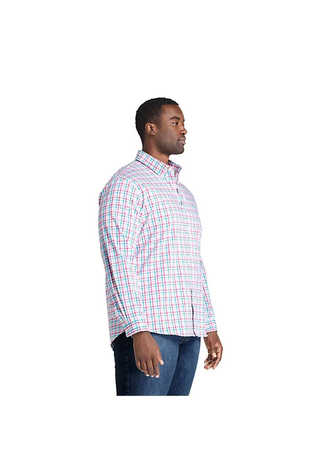 Lands039 End Dress Shirts Men Big And Tall Traditional Fit Comfortfirst Shirt With Coolmax Soft Tea Rose Gingham Lands039 End Dress Shirts Men Big And Tall Traditional Fit Comfortfirst Shirt With Coolmax Soft Tea Rose Gingham