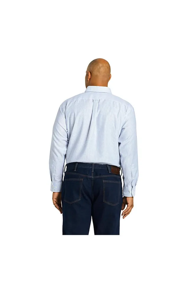 Lands039 End Dress Shirts Men Big And Tall Traditional Fit Pattern No Iron Supima Oxford Dress Shirt Bayshore Blue Stripe Lands039 End Dress Shirts Men Big And Tall Traditional Fit Pattern No Iron Supima Oxford Dress Shirt Bayshore Blue Stripe