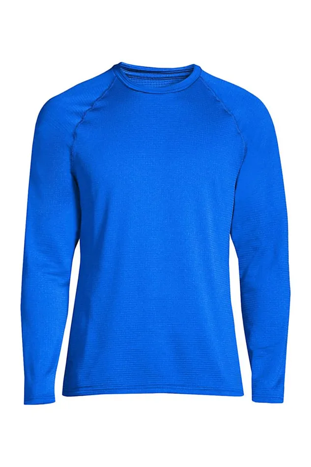 Lands039 End Fleece Men Tall Crew Neck Expedition Thermaskin Long Underwear Royal Cobalt Lands039 End Fleece Men Tall Crew Neck Expedition Thermaskin Long Underwear Royal Cobalt