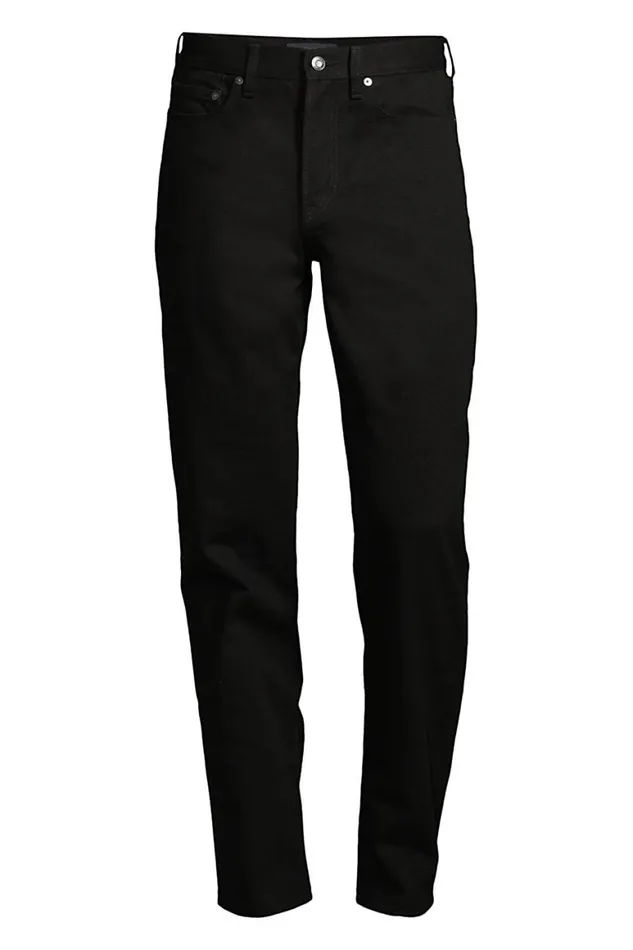 Lands039 End Jeans Men Traditional Fit Black Jeans True Black Lands039 End Jeans Men Traditional Fit Black Jeans True Black