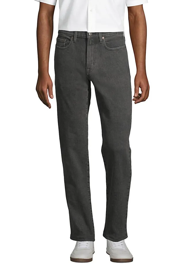 Lands039 End Jeans Men Traditional Fit Comfortfirst Jeans Washed Black