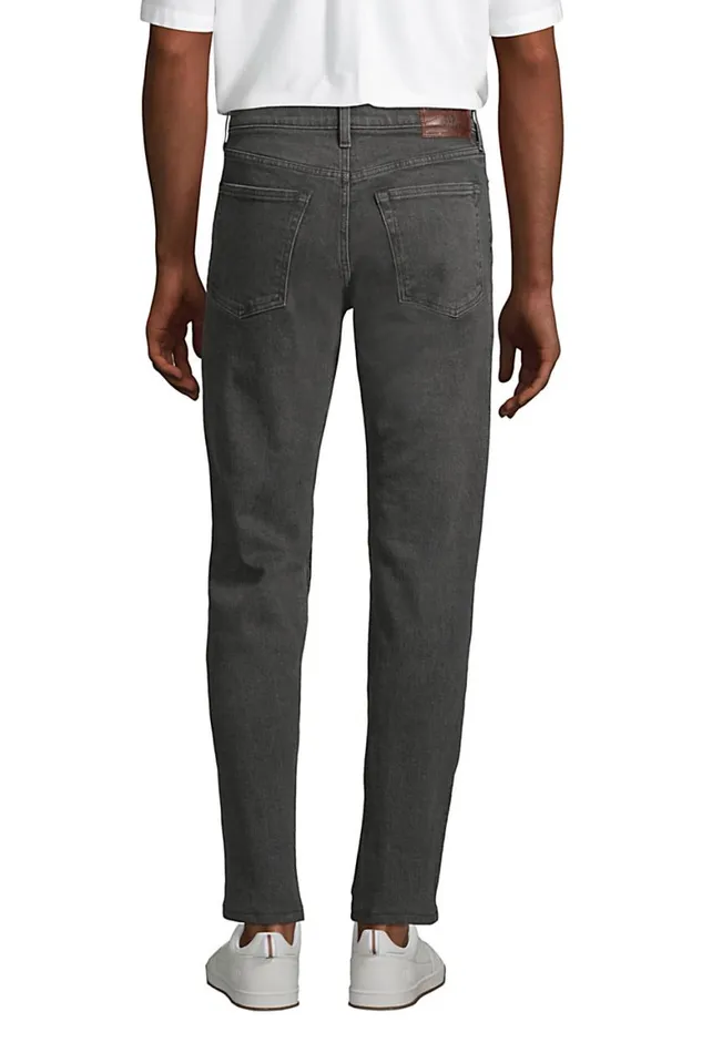 Lands039 End Jeans Men Traditional Fit Comfortfirst Jeans Washed Black