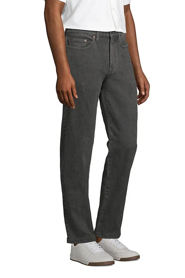 Lands039 End Jeans Men Traditional Fit Comfortfirst Jeans Washed Black