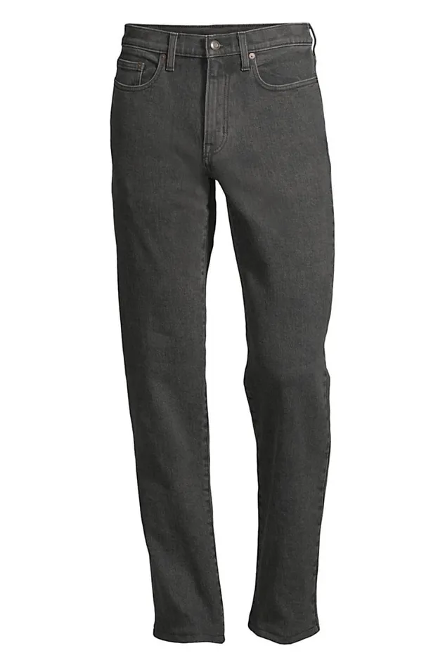 Lands039 End Jeans Men Traditional Fit Comfortfirst Jeans Washed Black