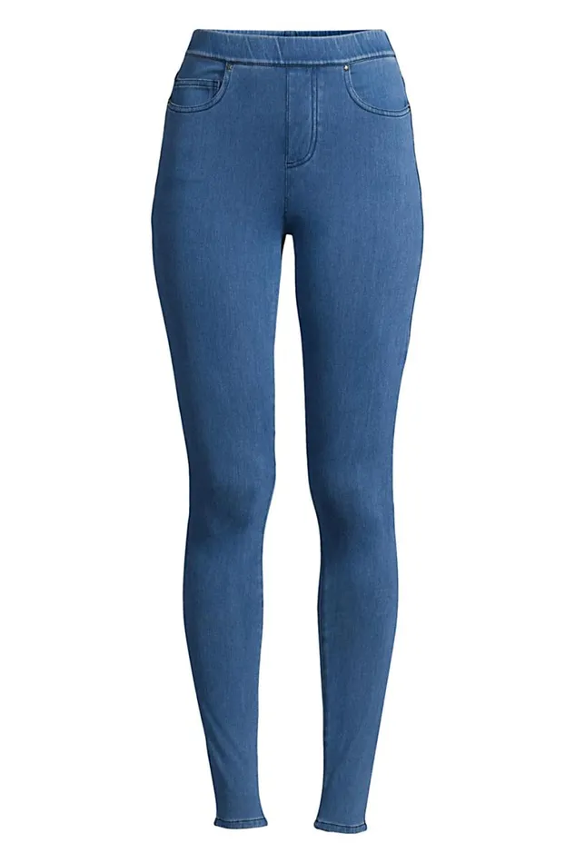 Lands039 End Jeans Women Plus Size Starfish High Rise Elastic Waist Knit Pull On Skinny Jeans Light Indigo Lands039 End Jeans Women Plus Size Starfish High Rise Elastic Waist Knit Pull On Skinny Jeans Light Indigo