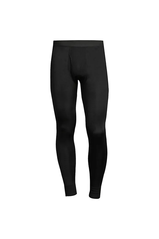 Lands039 End Long Underwear Men Silk Long Underwear Pants Black
