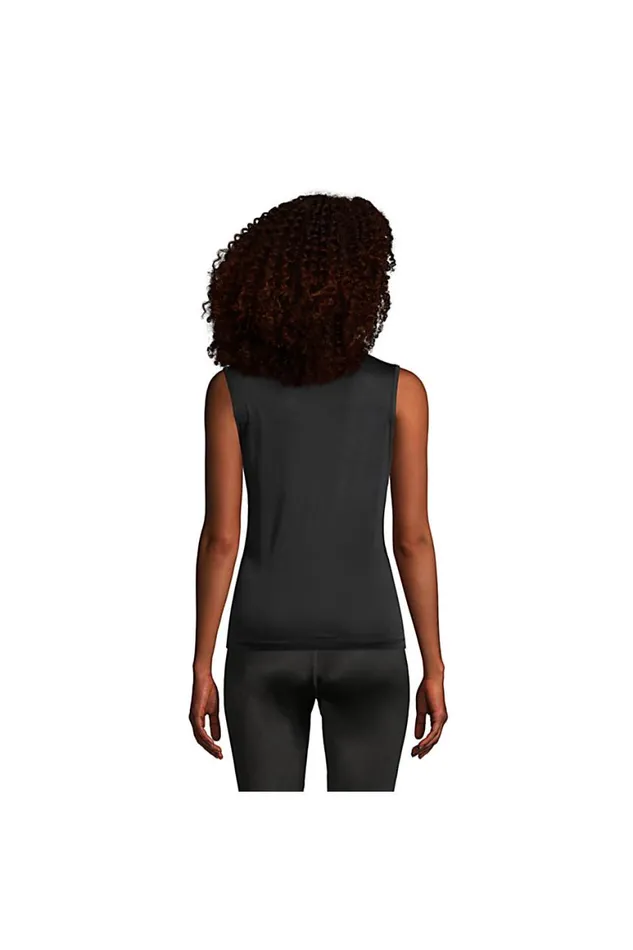 Lands039 End Long Underwear Women Silk Interlock Thermal Long Underwear Base Layer Tank Top Black Lands039 End Long Underwear Women Silk Interlock Thermal Long Underwear Base Layer Tank Top Black