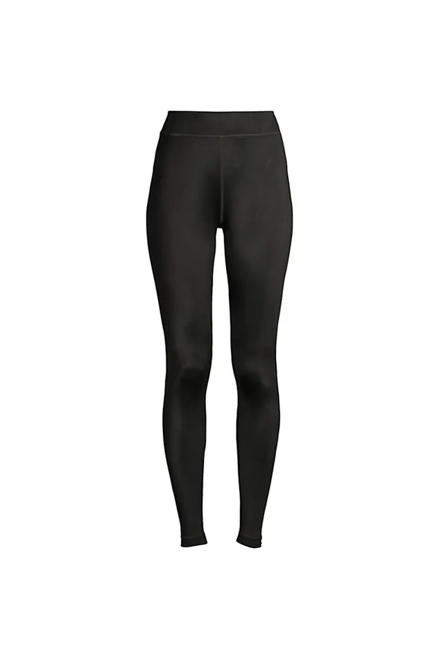 Lands039 End Long Underwear Women Thermaskin Heat Base Layer Thermal Pants Long Underwear Leggings Black