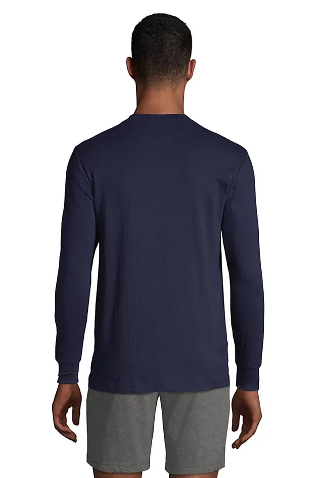 Lands039 End Pajamas and Robes Men Big And Tall Knit Rib Crewneck Pajama Shirt Radiant Navy Lands039 End Pajamas and Robes Men Big And Tall Knit Rib Crewneck Pajama Shirt Radiant Navy