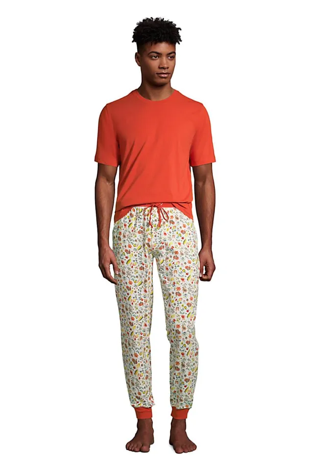 Lands039 End Pajamas and Robes Men Knit Jersey Pajama Sleep Set Multi Thanksgiving Turkey Lands039 End Pajamas and Robes Men Knit Jersey Pajama Sleep Set Multi Thanksgiving Turkey