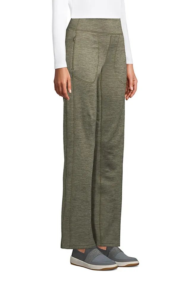 Lands039 End Pants Women Active Fleece Lined Yoga Pants Forest Moss Space Dye Lands039 End Pants Women Active Fleece Lined Yoga Pants Forest Moss Space Dye