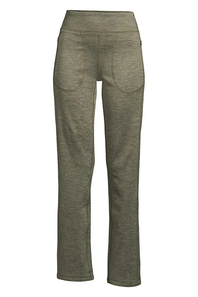 Lands039 End Pants Women Active Fleece Lined Yoga Pants Forest Moss Space Dye Lands039 End Pants Women Active Fleece Lined Yoga Pants Forest Moss Space Dye