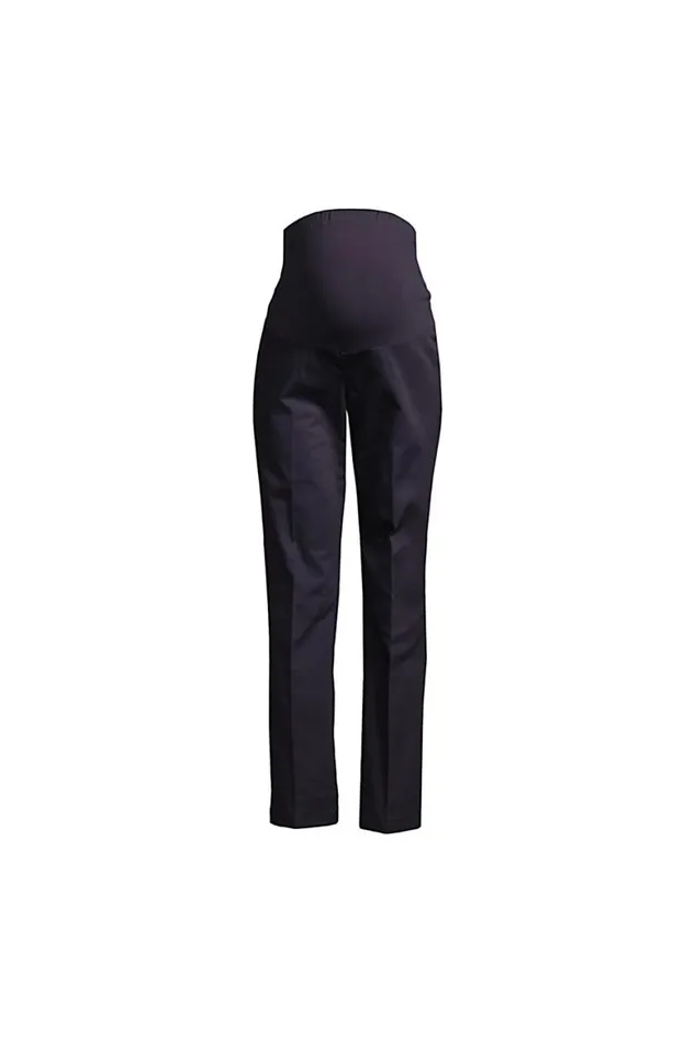Lands039 End Pants Women Maternity Straight Leg Chino Pants True Navy Lands039 End Pants Women Maternity Straight Leg Chino Pants True Navy
