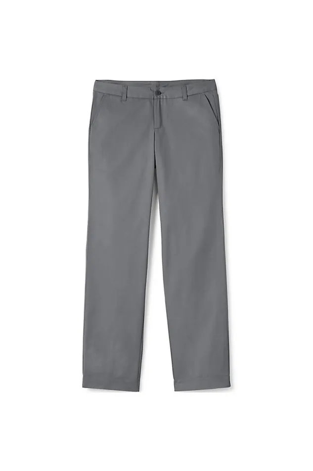 Lands039 End Pants Women Plus Plain Front Blend Chino Pants Arctic Gray Lands039 End Pants Women Plus Plain Front Blend Chino Pants Arctic Gray