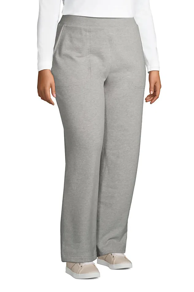 Lands039 End Pants Women Plus Size High Rise Serious Sweats Wide Leg Sweatpants Black Lands039 End Pants Women Plus Size High Rise Serious Sweats Wide Leg Sweatpants Black