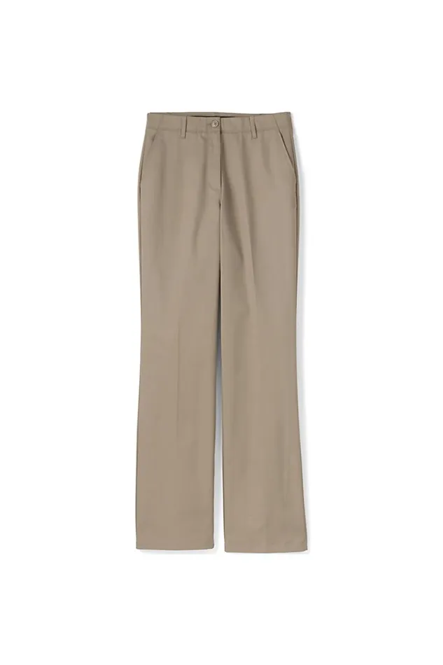 Lands039 End Pants Women Plus Size Straight Leg Chino Pants Khaki Lands039 End Pants Women Plus Size Straight Leg Chino Pants Khaki