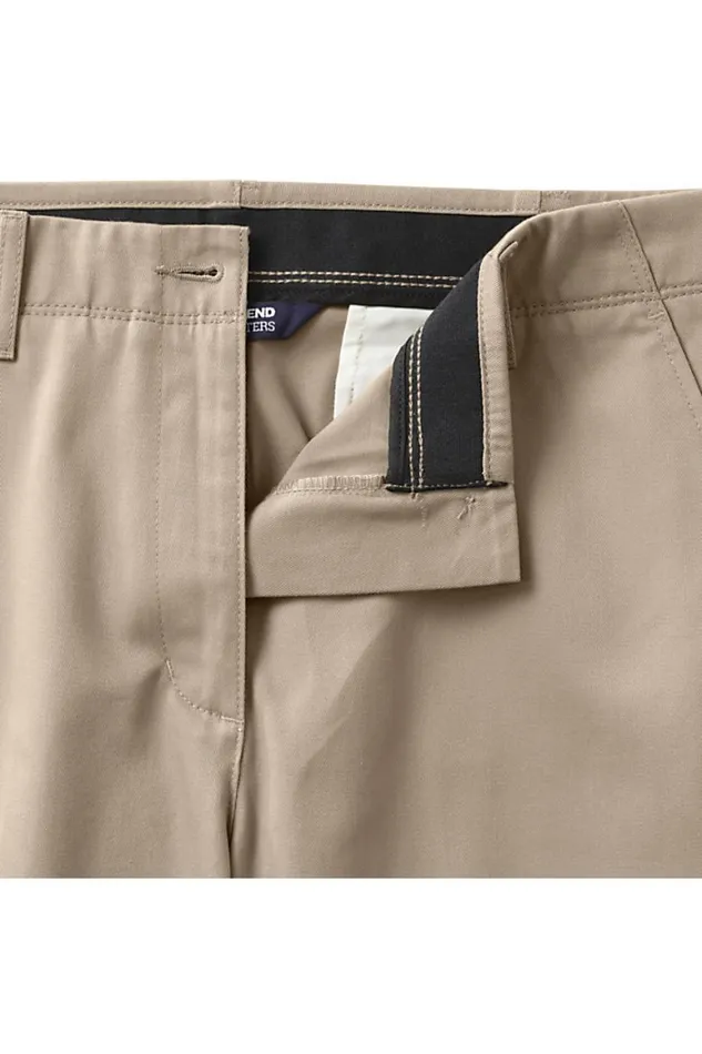 Lands039 End Pants Women Plus Size Straight Leg Chino Pants Khaki Lands039 End Pants Women Plus Size Straight Leg Chino Pants Khaki