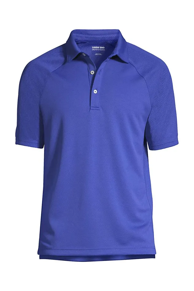 Lands039 End Polo Shirts Men Big Short Sleeve Multi Textured Polo Dark Cobalt Blue Lands039 End Polo Shirts Men Big Short Sleeve Multi Textured Polo Dark Cobalt Blue