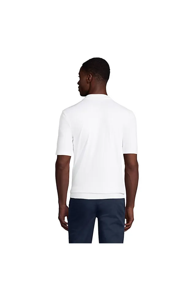 Lands039 End Polo Shirts Men Short Sleeve Banded Bottom Polo Shirt Classic Navy Lands039 End Polo Shirts Men Short Sleeve Banded Bottom Polo Shirt Classic Navy