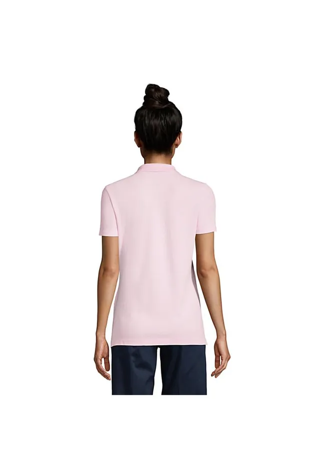 Lands039 End Polo Shirts Women Short Sleeve Feminine Fit Mesh Polo Shirt Black Lands039 End Polo Shirts Women Short Sleeve Feminine Fit Mesh Polo Shirt Black