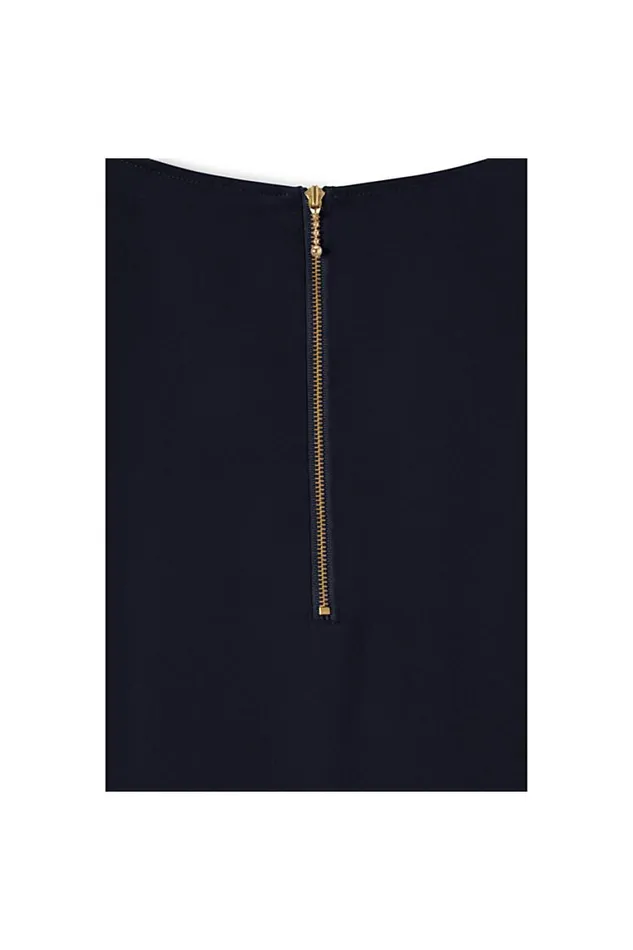 Lands039 End Shirts and Blouses Women Short Sleeve Keyhole Blouse Top Black Lands039 End Shirts and Blouses Women Short Sleeve Keyhole Blouse Top Black