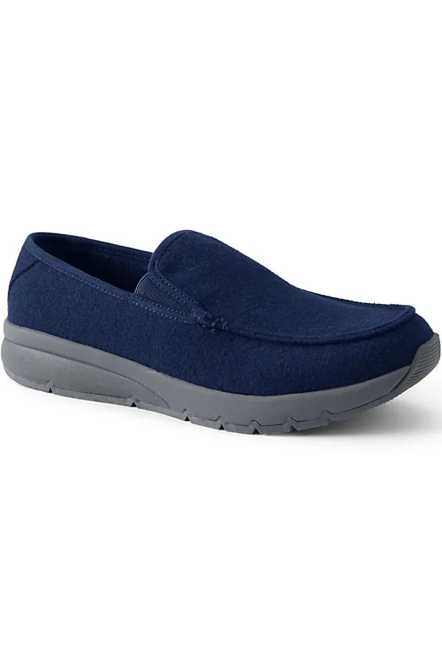 Lands039 End Shoes Men Casual Slip On Shoes Radiant Navy Heather