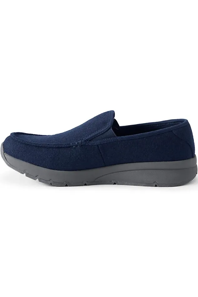 Lands039 End Shoes Men Casual Slip On Shoes Radiant Navy Heather
