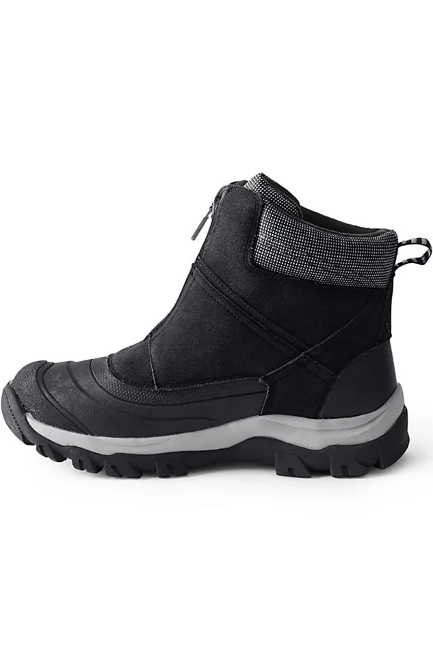 Lands039 End Shoes Men Squall Zip Insulated Winter Snow Boots Black Lands039 End Shoes Men Squall Zip Insulated Winter Snow Boots Black