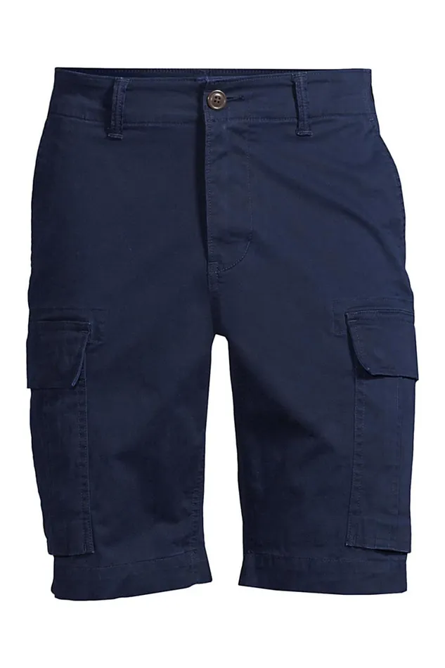 Lands039 End Shorts Men Big Traditional Fit 105034 Comfortfirst Knockabout Cargo Shorts Radiant Navy
