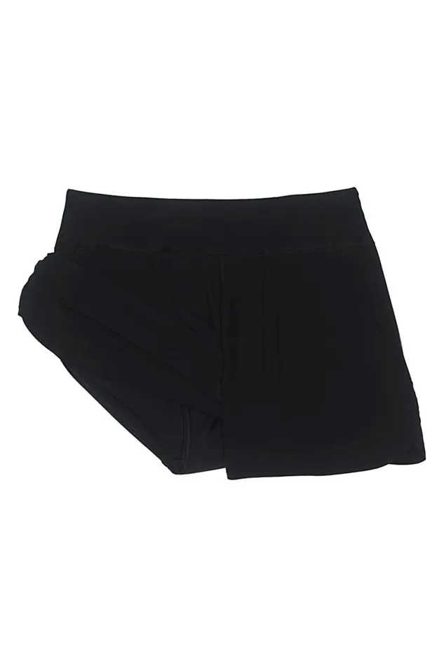 Lands039 End Shorts Women Plus Size 3034 Quick Dry Elastic Waist Board Shorts Swim Coverup Shorts With Panty Black Lands039 End Shorts Women Plus Size 3034 Quick Dry Elastic Waist Board Shorts Swim Coverup Shorts With Panty Black
