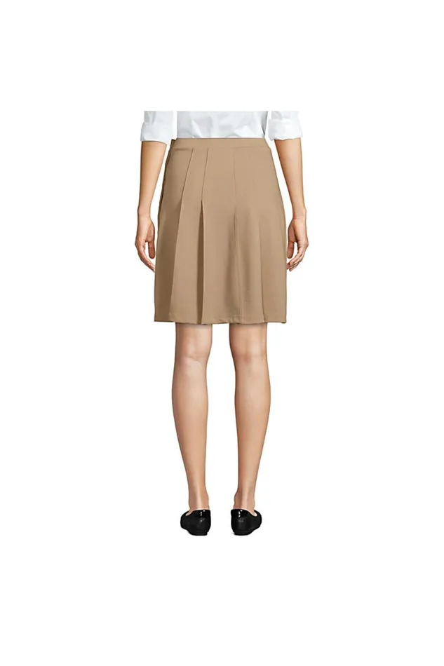 Lands039 End Skirts and Skorts Women Adaptive Ponte Skirt Classic Navy
